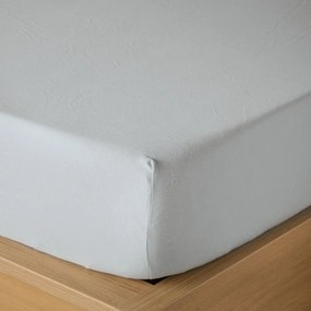 Σεντόνι Suave 22 Με Λάστιχο Light Grey Kentia Υπέρδιπλo 160x235cm 100% Βαμβάκι