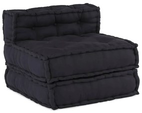 Modular Pouffe Anthracite 70x70x54 ύφασμα - Ανθρακί