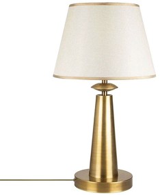 Φωτιστικό Επιτραπέζιο Pardo 892OPV1101 Φ30x55cm E27 40W Gold-Beige Opviq