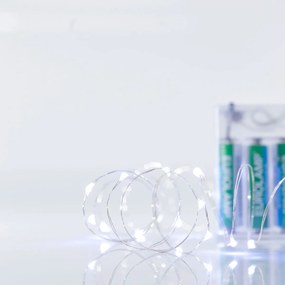 Διακοσμητική Γιρλάντα Μπαταρίας Με 20 Mini LED Φωτάκια Eurolamp 600-11220