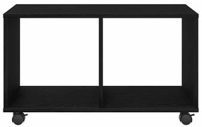 vidaXL End Table Μαύρη δρυς 72 x 33 x 42.5 εκ. Επεξεργασμένο ξύλο