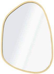 Καθρέπτης Τοίχου Asymmetric Design 650LMS1106 30x2x42cm Gold Hanah Home Mdf,Γυαλί