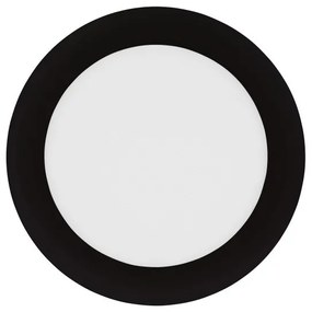 Έξυπνο Φωτιστικό Χωνευτό Πάνελ LED 10,5W Μαύρο ΙΡ44 3CCT Dimmable Fueva-Z 900107 Eglo-900107-Μαύρο 900107