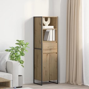 vidaXL Βιβλιοθήκη Artisan Δρυς 43 x 36 x 150.5 εκ Επεξεργασμένο Ξύλο