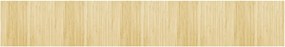 vidaXL Χαλί Ορθογώνιο Ανοιχτό Φυσικό 80 x 500 εκ. Μπαμπού
