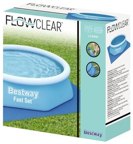 Bestway Υπόστρωμα Πισίνας Flowclear 274 x 274 εκ. - Μπλε