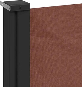 vidaXL Σκίαστρο Πλαϊνό Συρόμενο Καφέ 220 x 600 εκ.