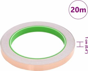 vidaXL Χαλκοταινία Χάλκινο 2000 x 1 εκ Χάλκινο