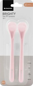 Κουτάλια Φαγητού (Σετ 2τμχ) Kikka Boo Brighty Pink