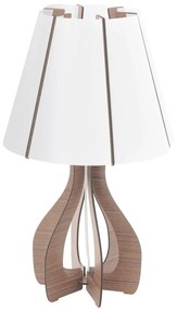 Φωτιστικό Επιτραπέζιο Cossano 94954 Brown Eglo Metal,Wood
