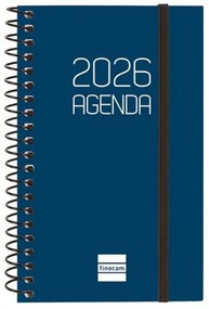 Ατζέντα Finocam OPAQUE Μπλε Mini 7,9 x 12,7 cm 2026