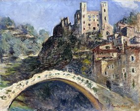 Αναπαραγωγή Dolceacqua, 1884, Monet, Claude