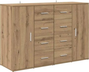vidaXL Παραδοσιακά Πλευρικά Έπιπλα CORONA 2 pcs Artisan Oak