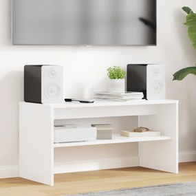 vidaXL Ντουλάπι TV Λευκό 80 x 35 x 40 εκ Επεξεργασμένο ξύλο