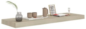 vidaXL Ράφια Τοίχου 4 τεμ. Χρώμα Δρυός 80 x 23,5 x 3,8 εκ. MDF