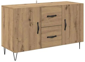vidaXL Πλαϊνό γραφείο Artisan Oak 100 x 36 x 60 εκ. Επεξεργασμένο ξύλο