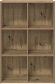 vidaXL Ντουλάπι βιβλίου/Σιδερένιο ντουλάπι Artisan Oak 66x30x98 cm