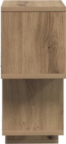 vidaXL Πλωτό ράφι Επιτοίχιο Artisan Δρυς 87 x 20 x 55 εκ
