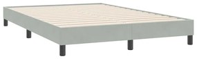 ΚΡΕΒΑΤΙ BOXSPRING ΜΕ ΣΤΡΩΜΑ ΑΝΟΙΧΤΟ ΓΚΡΙ 160X220 ΕΚ. ΒΕΛΟΥΔΙΝΟ 3316071