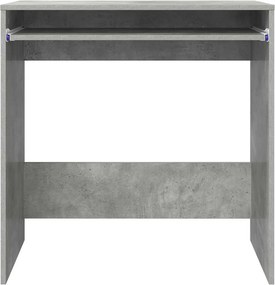 vidaXL Γραφείο Σκυρόδεμα Γκρι 77,5 x 43 x 79 cm Επεξεργασμένο Ξύλο