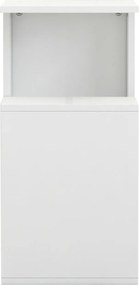 ΒΟΗΘΗΤΙΚΟ ΤΡΑΠΕΖΙ DAWN ΜΕΛΑΜΙΝΗΣ ΛΕΥΚΟ 35X29,5X60Yεκ.HM8880.11