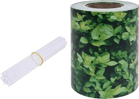 vidaXL Λωρίδα Απορρήτου από PVC Πράσινη 35x0,19 μ.