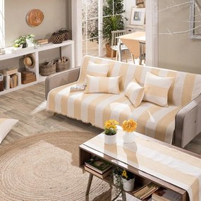 Ριχτάρι Gella 14 Yellow Teoran Three-Seater 180x300cm Cotton-Polyester