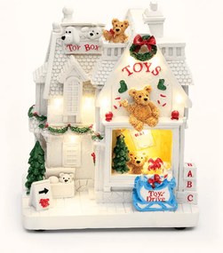 Χριστουγεννιάτικο Σπιτάκι Με Led Aca Toy Box X0304