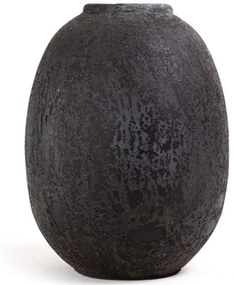 Βάζο Siso Nic 0630060 22x22x31cm Black Soulworks Ceramic