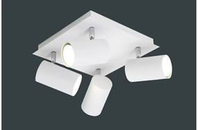 Σποτ Φωτιστικό Οροφής 4xGU10 Κινητό Marley Trio Lighting-802430401-Λευκό 802430401
