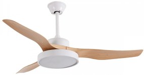 Ανεμιστήρας Οροφής Nitinat 102000210 Με Φως Led 25W 3CCT 2500lm White-Natural ItLighting Διάμετρος 132cm