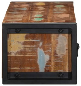 ντουλάπι τηλεόρασης vidaXL 100x30x25 cm από μασίφ ξύλο αναγεννημένο