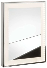 Καθρέπτης Με Φωτισμό Και Πλαίσιο LD-CS-6090 24W 60x90cm Satin Karag Ατσάλι,Γυαλί