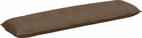 vidaXL Μαξιλάρι Πλάτης Καφέ 200 x 19 x 50 εκ ύφασμα