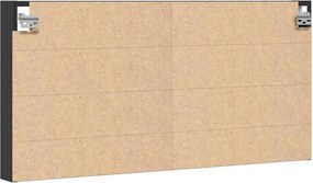 vidaXL Ραφιέρα Μαύρη 100x8,5x50 εκ. από Επεξεργασμένο Ξύλο