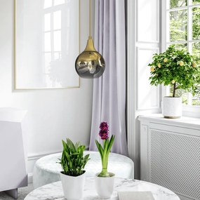 Κρεμαστό Φωτιστικό Monte Ø15cm Χρυσό