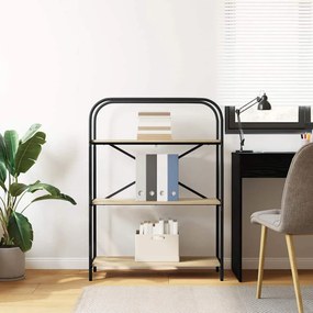 vidaXL Ράφι Βιβλίων Δρύς Sonoma 80 x 30 x 109 εκ Επεξεργασμένο ξύλο