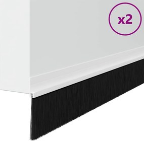 vidaXL Αυτοκόλλητες σφραγίδες πόρτας 2 pcs Λευκό 100 cm