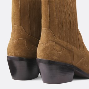 Δερμάτινα western μποτάκια