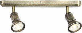 Σποτ Δίφωτο Aca Brulee SU282PBR Bronze
