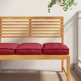 vidaXL Μαξιλάρι παλέτας για κάθισμα 2 pcs Κόκκινο 40 x 40 x 8 εκ.