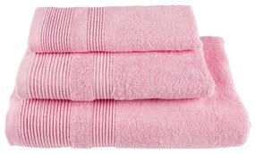 Πετσέτα Μονόχρωμη Ροζ Astron Σώματος 80x150cm 100% Βαμβάκι
