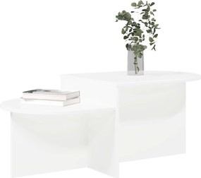 vidaXL Τραπεζάκι σαλονιού Λευκό 100 x 50 x 40 cm Επεξεργασμένο Ξύλο