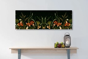 Εικόνα με floral στολίδι - 120x40
