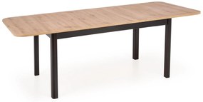 FLORIAN table artisan oak/black DIOMMI V-PL-FLORIAN-ST-ARTISAN/CZARNY