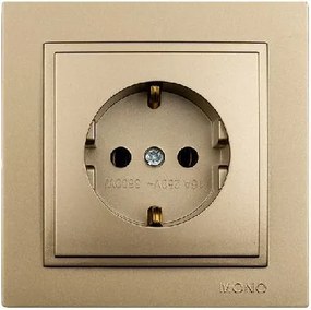 Πρίζα σούκο Mono Electric τιτάνιο Despina Metallic