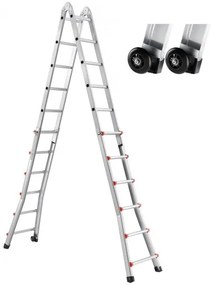 VEVOR Telescoping Ladder A Frame 20 FT Extension Multi-Function for Homework