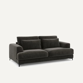 Τριθέσιος καναπές-κρεβάτι από βελούδο, Marsile