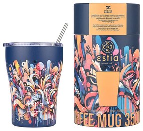 Θερμός Coffee Mug 350ml Estia Home Art Save the Aegean Vibrant Vortex 01-22921
