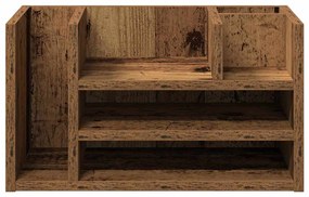 vidaXL Οργανωτής Γραφείου artisan δρυς 44.5 x 24 x 25 εκ